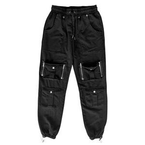 NWOT Manier De Voir Cargo Black Pants